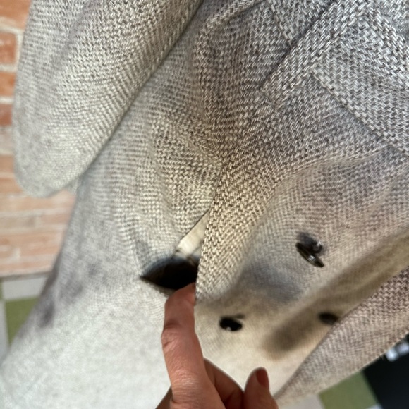 Nordstrom fleurette double breasted tweed pea coat - Picture 4 of 8